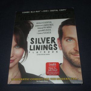 Silver Linings Playbook (Blu-ray Disc/DVD, 2013, 2-Disc Set) w/ slip cover